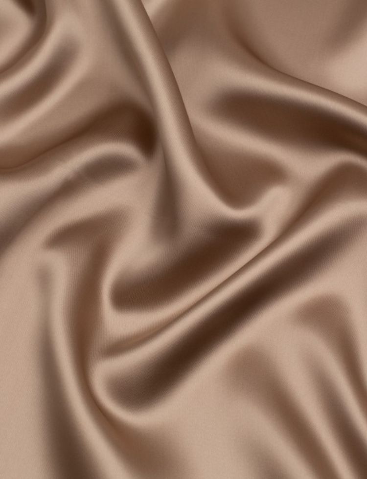 Luxury Viscose Satin Fabric Mink