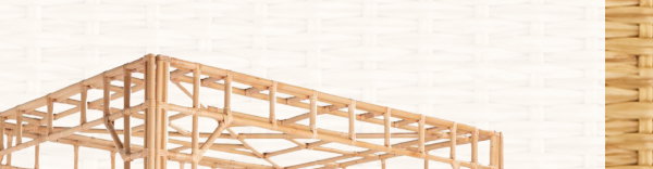Paradise Rattan Canopy Bed