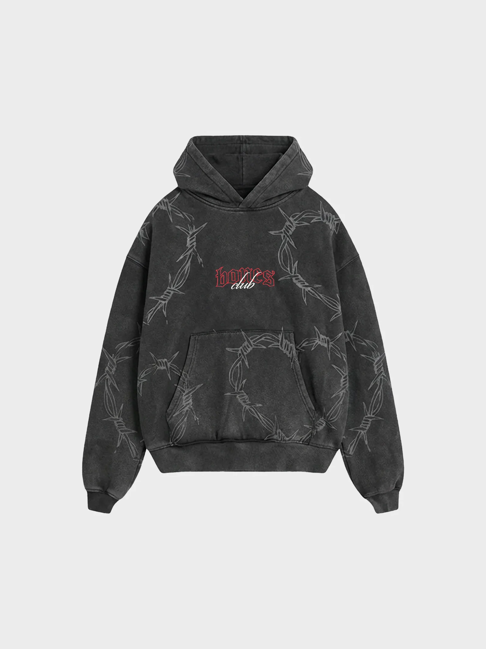 Image of Barbed Heart Hoodie - Vintage Black