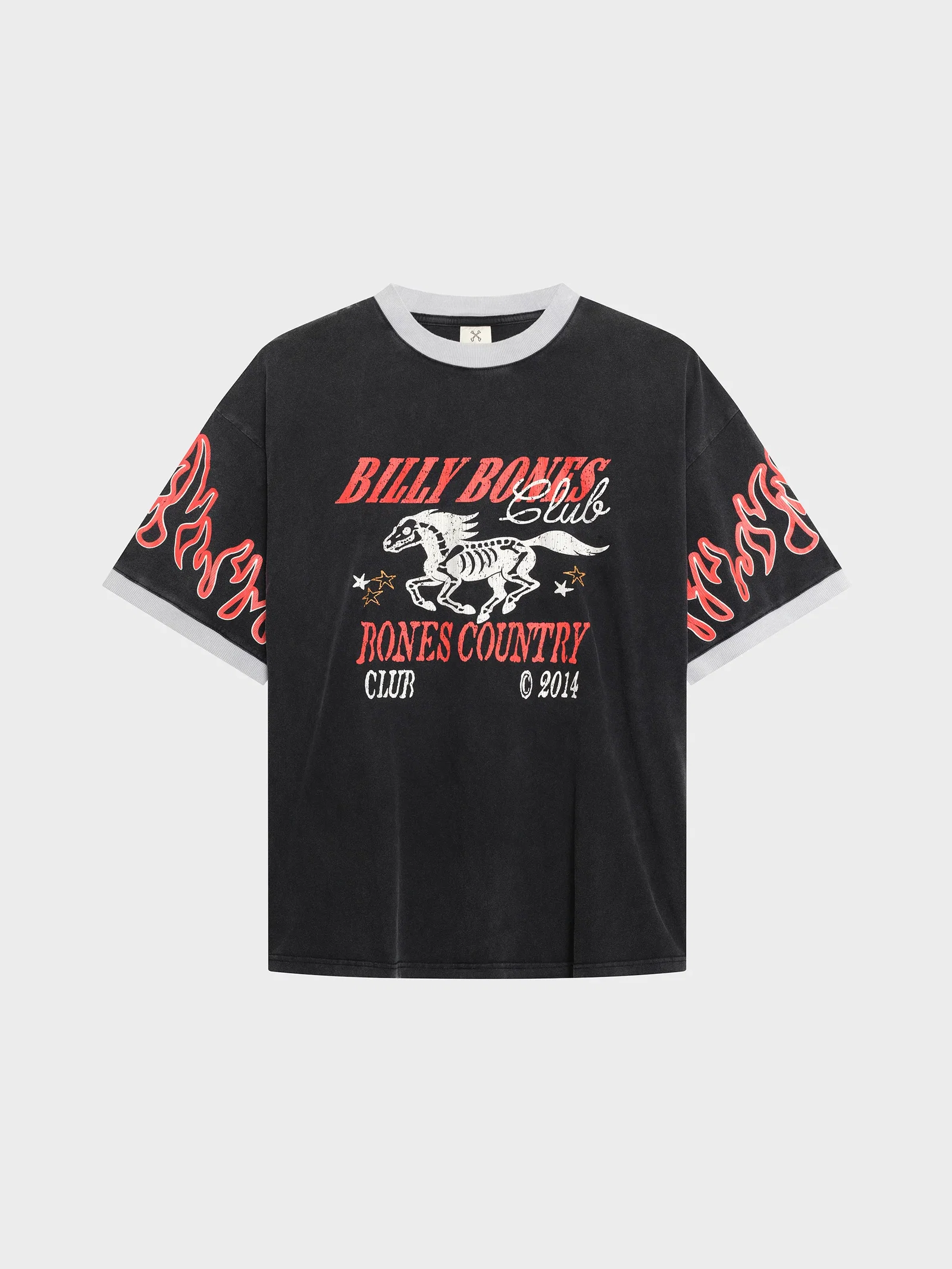 Image of Flamed Rider Tee - Vintage Black