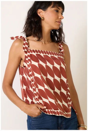SHOP Kinsley Geo Print Top