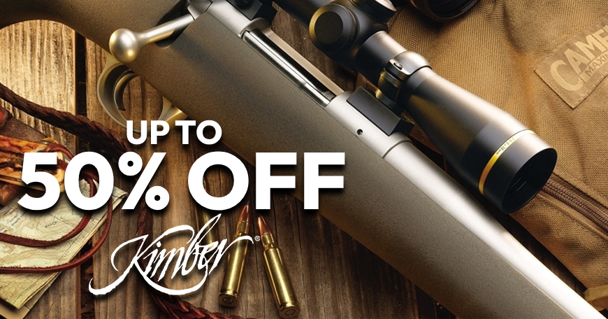 50% OFF Kimber Rifles