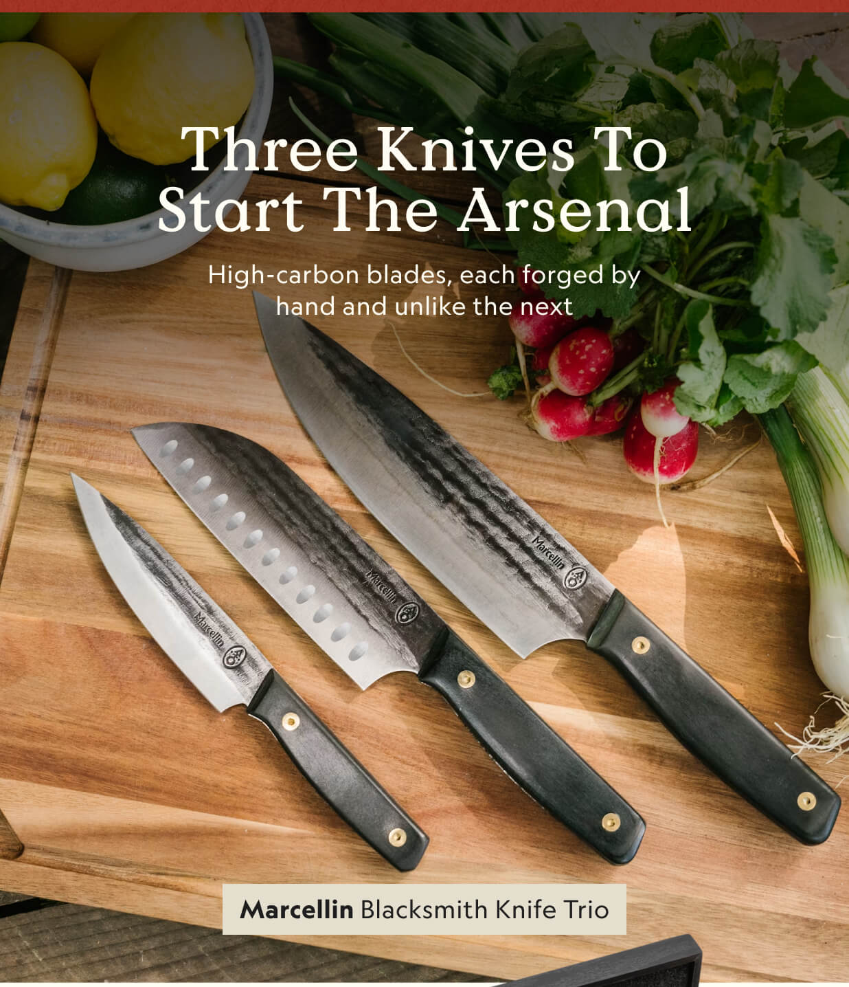 Blacksmith Knife Trio