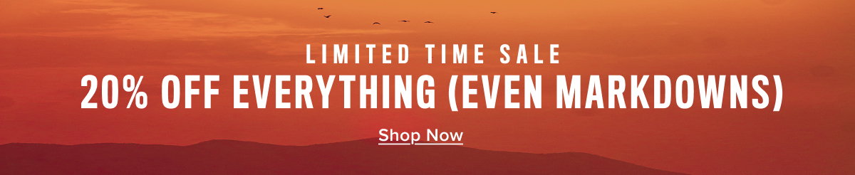 20% off everything!