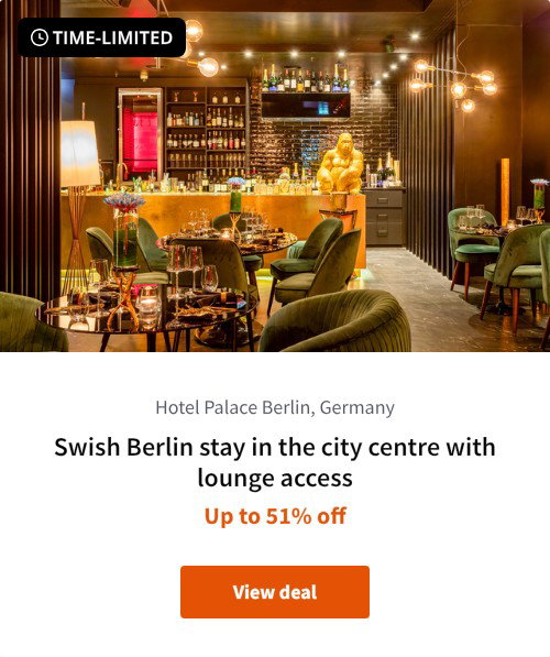 Swish Berlin stay in the city centre with lounge access