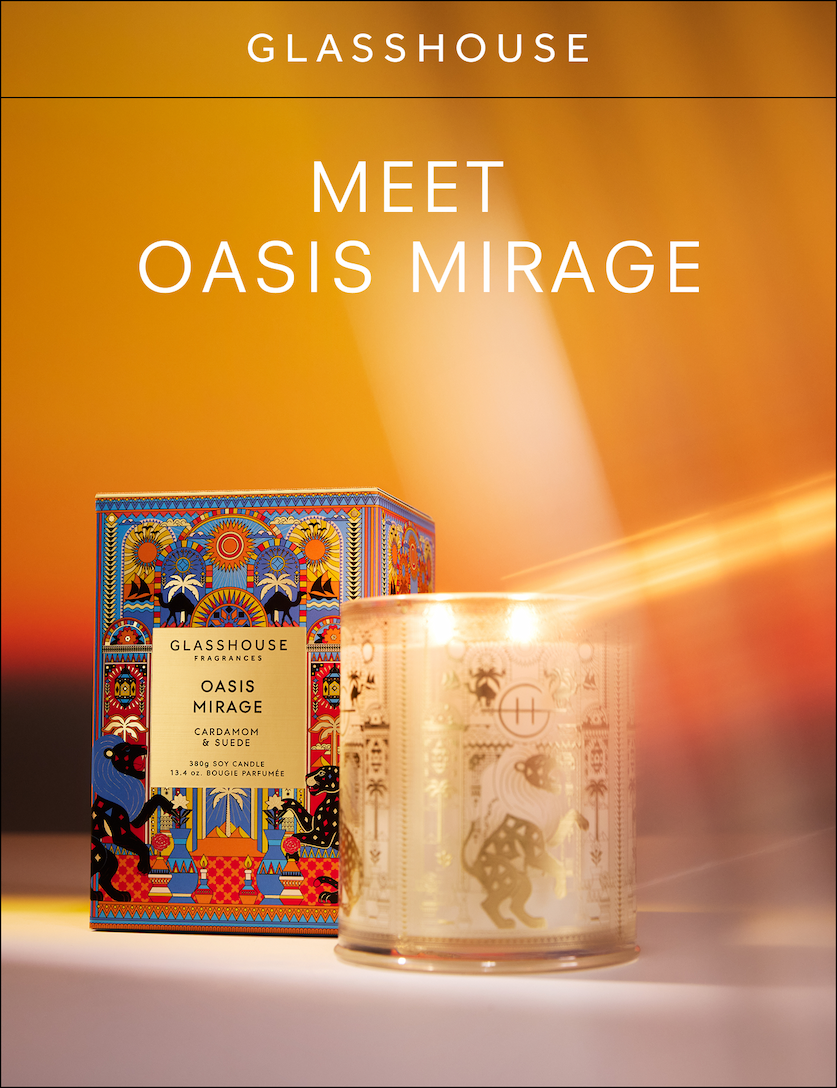 GLASSHOUSE. MEET OASIS MIRAGE.