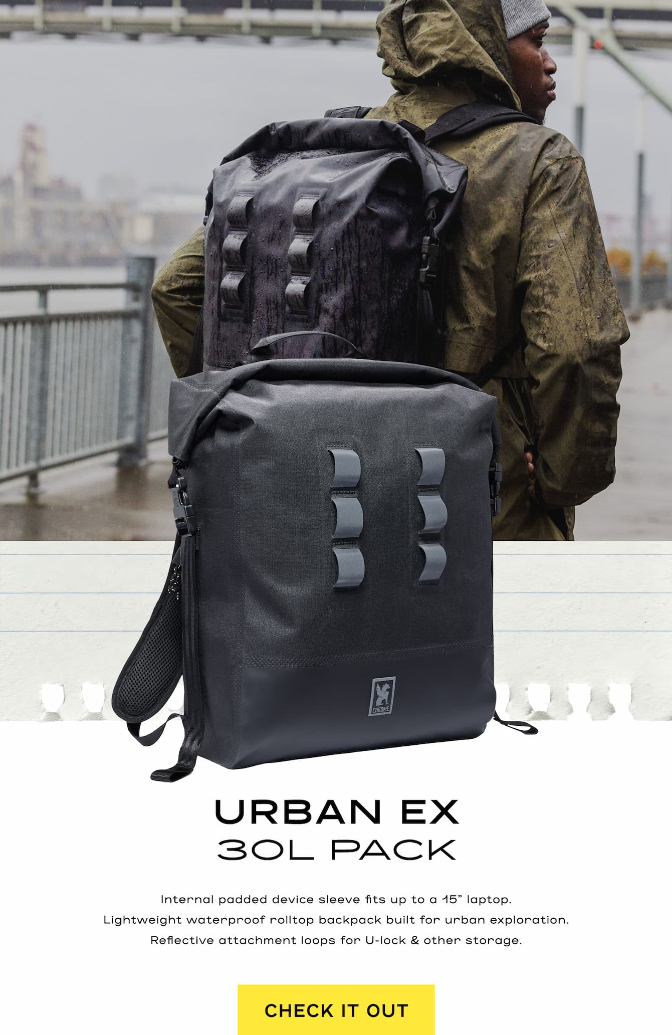 The Urban Ex 30L Pack, a great bag for back to campus