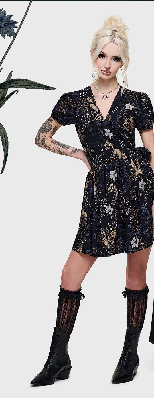 Midnight Garden Mini Dress