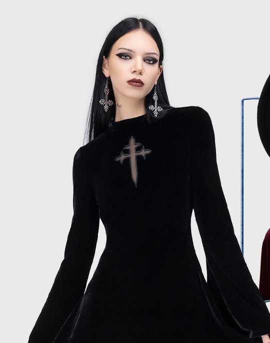 Serenade of Shadows Mini Dress