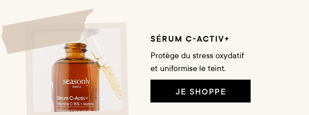 Sérum C-Activ+ : protège du stress oxydatif et uniformise le teint