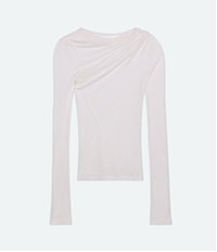 SHEER TWISTED LONG-SLEEVE