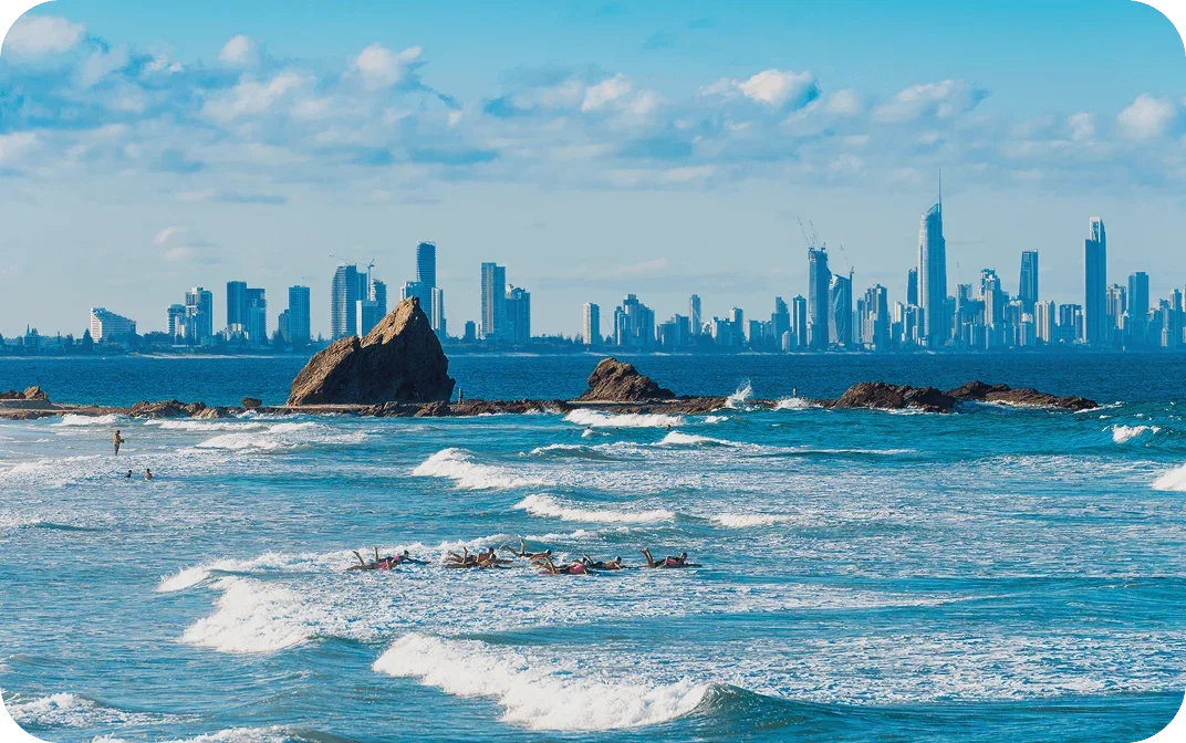 View of Gold Coast