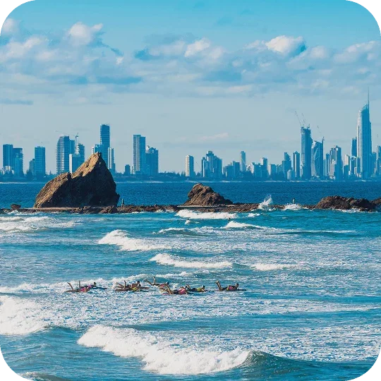View of Gold Coast
