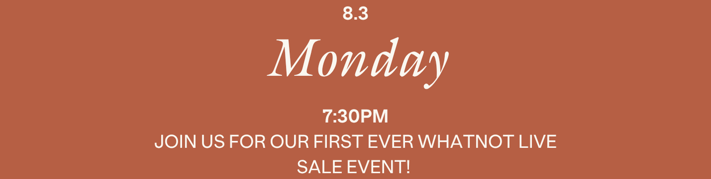 WhatNot Sale