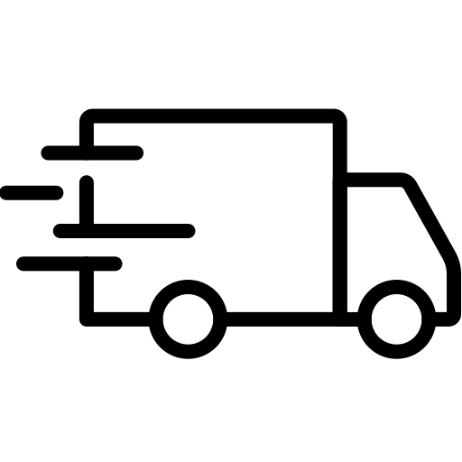 Transportation icon for shipping