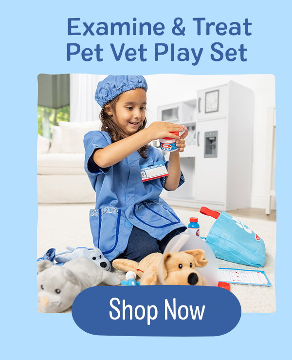 Examine & Treat Pet Vet Play Set