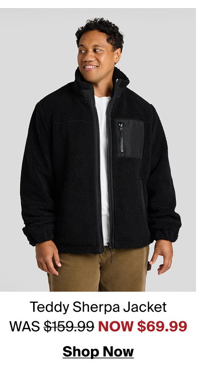 Teddy Sherpa Zip Thru Jacket