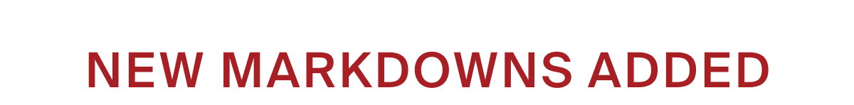 New Markdowns Added