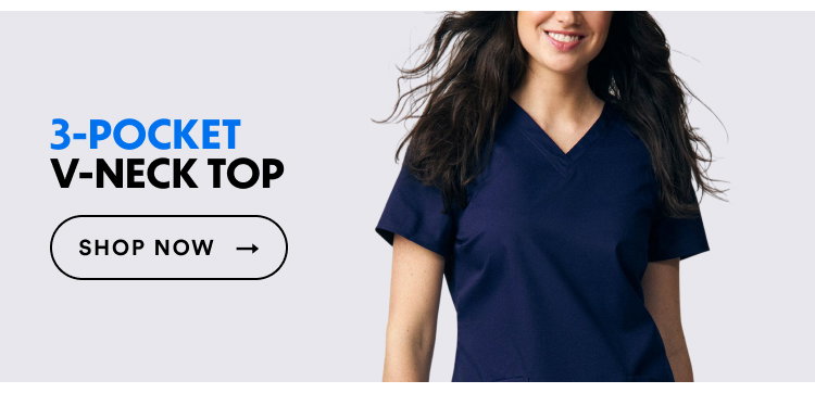 3-Pocket V-Neck Top