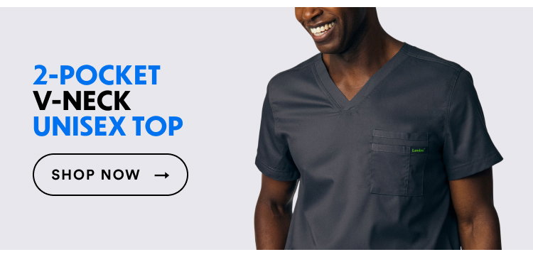 2-Pocket V-Neck Unisex Top | Shop Now