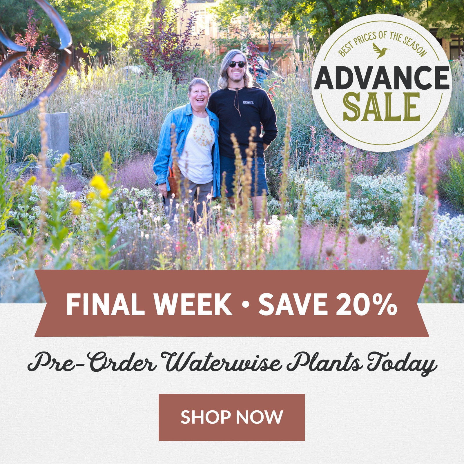 Advance Sale Final Week Save 20%