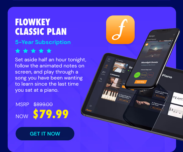 Flowkey Classic Plan: 5-Year Subscription