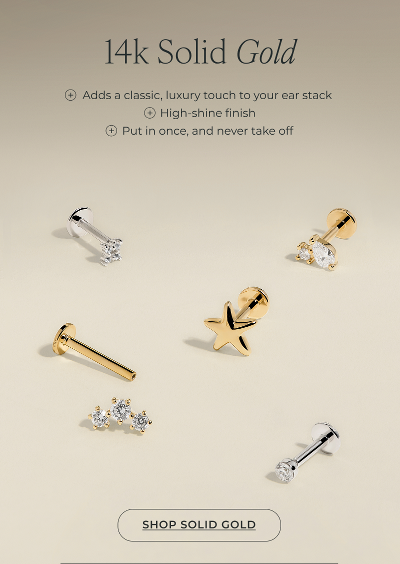 14k Solid Gold