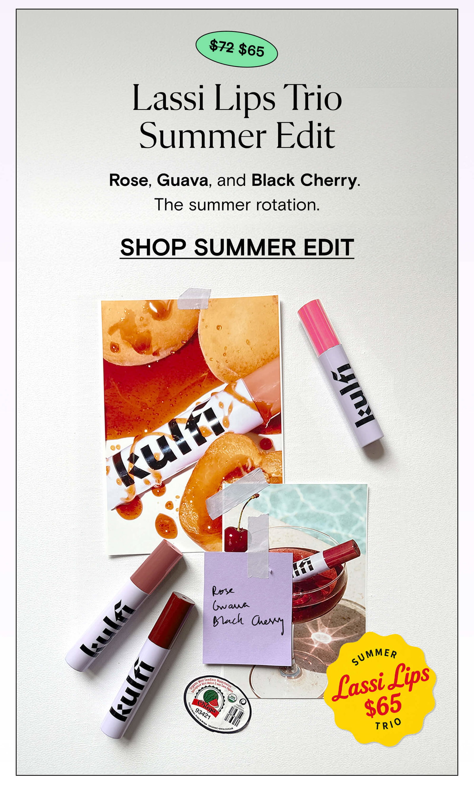 Lassi Lips Trio Summer Edit