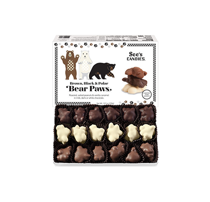 Brown, Black & Polar Bear Paws
