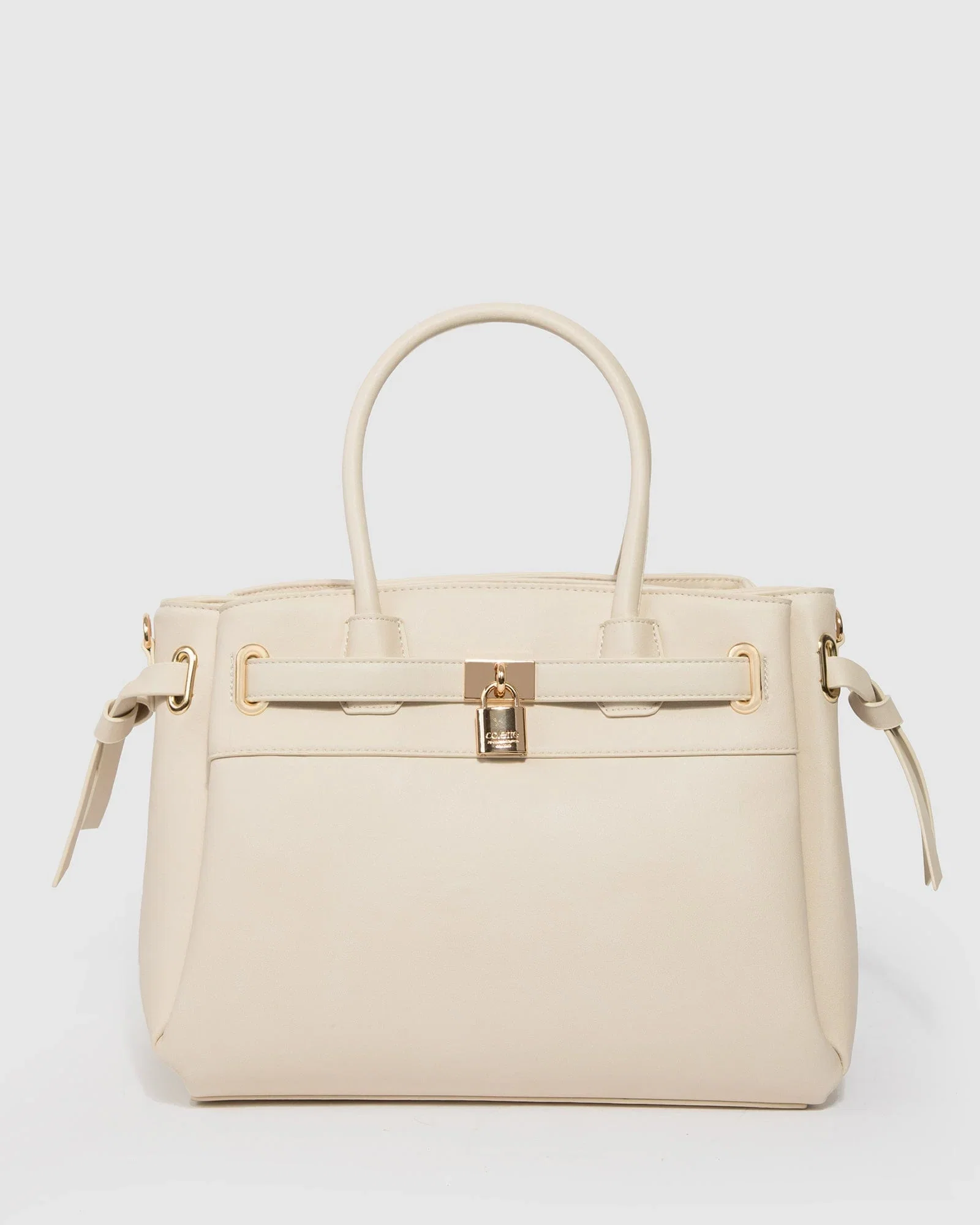Image of Ivory Elora Tie Tassel Tote Bag