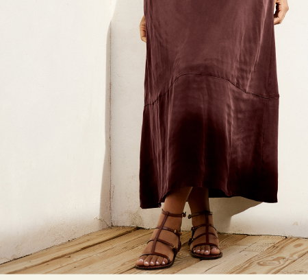 Sunkissed Cupro Maxi Dress