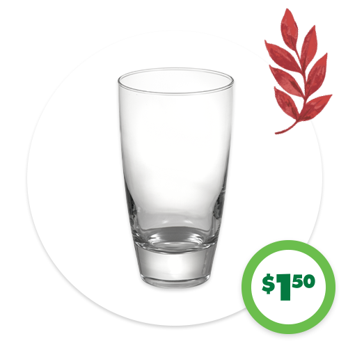 $1.50 18-oz. Glass Coolers