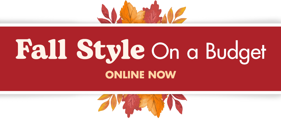 Fall Style on a Budget. Image of autumn leaves.