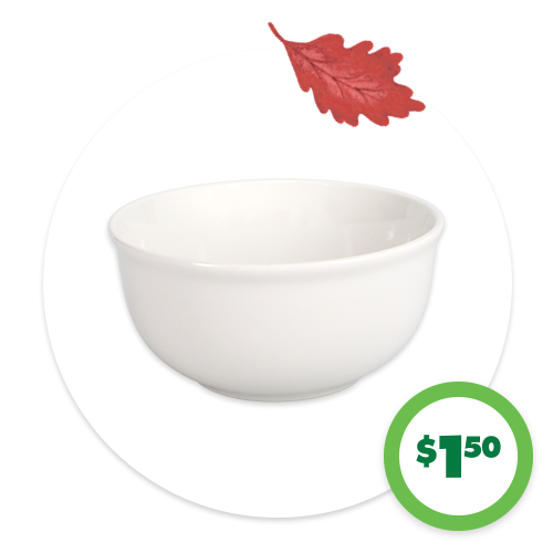 $1.50 6-in. Stoneware Bowls