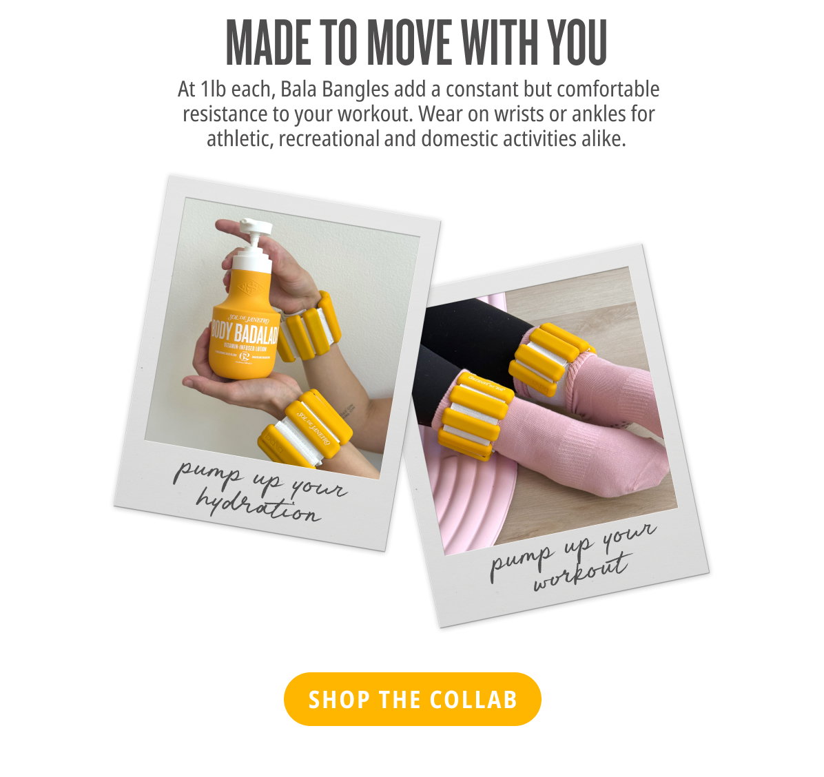 Made to move with you - SHOP THE COLLAB