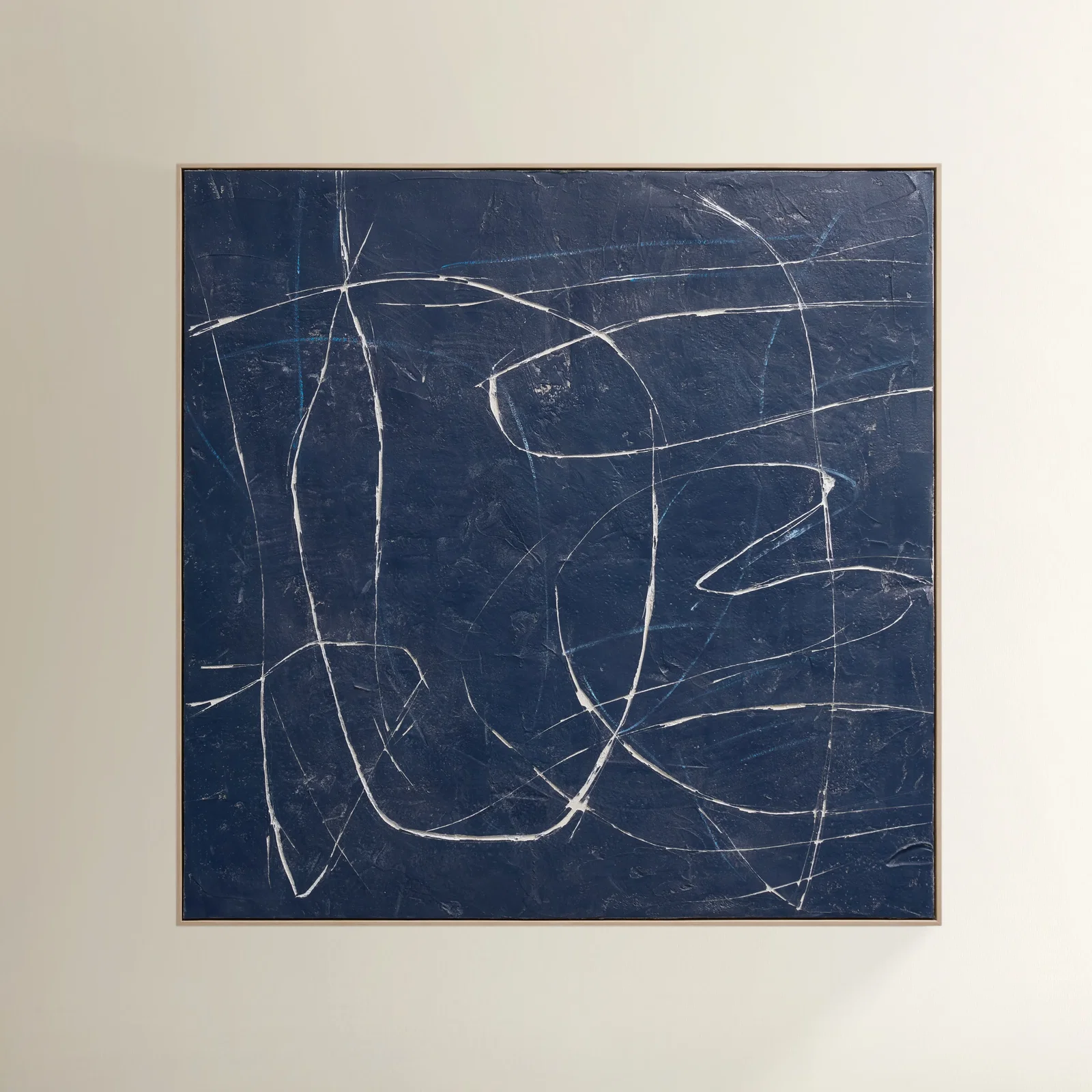 Image of Almost Midnight Painting - Blue