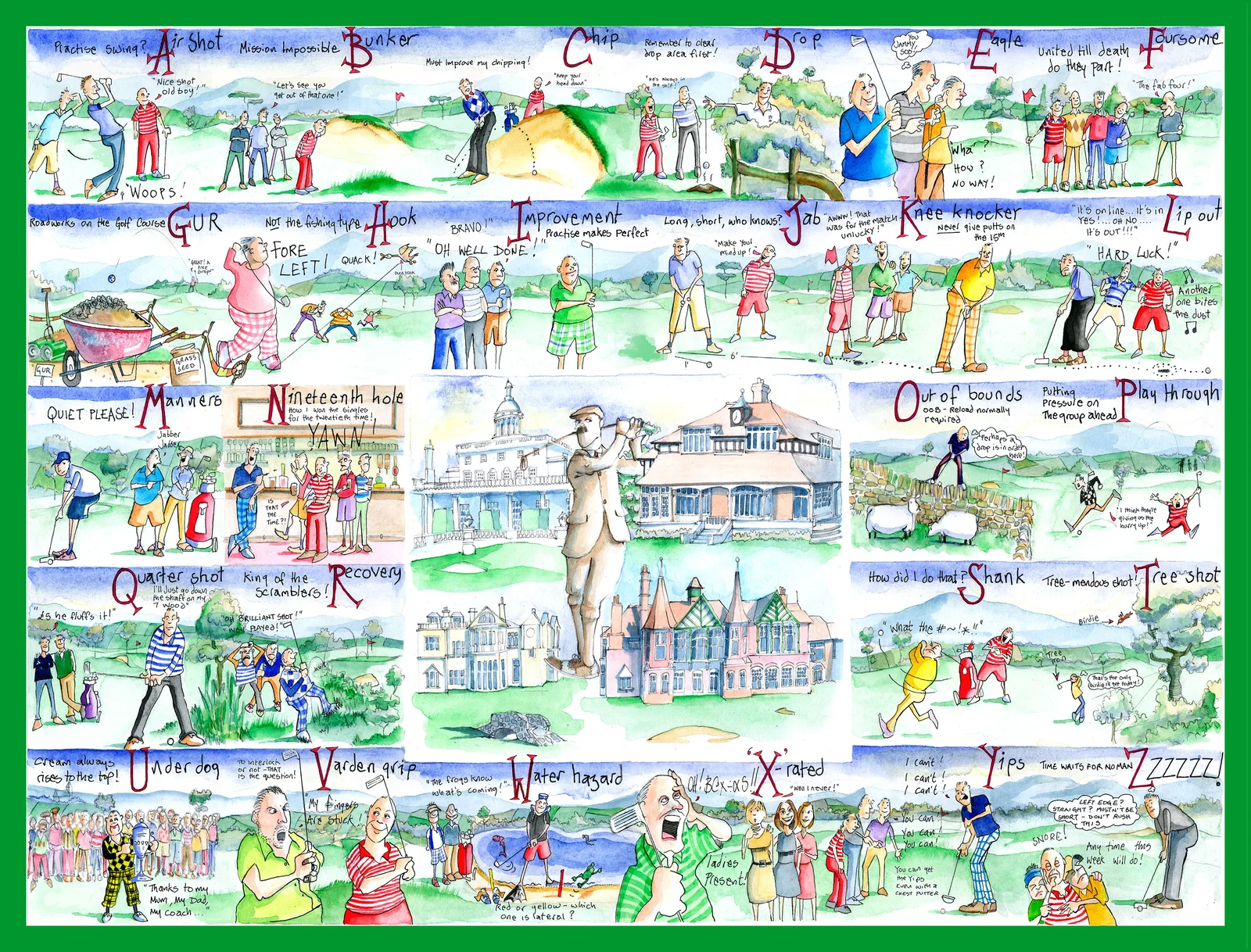 Image of Golf - Tim Bulmer 1000 Piece Jigsaw Puzzle