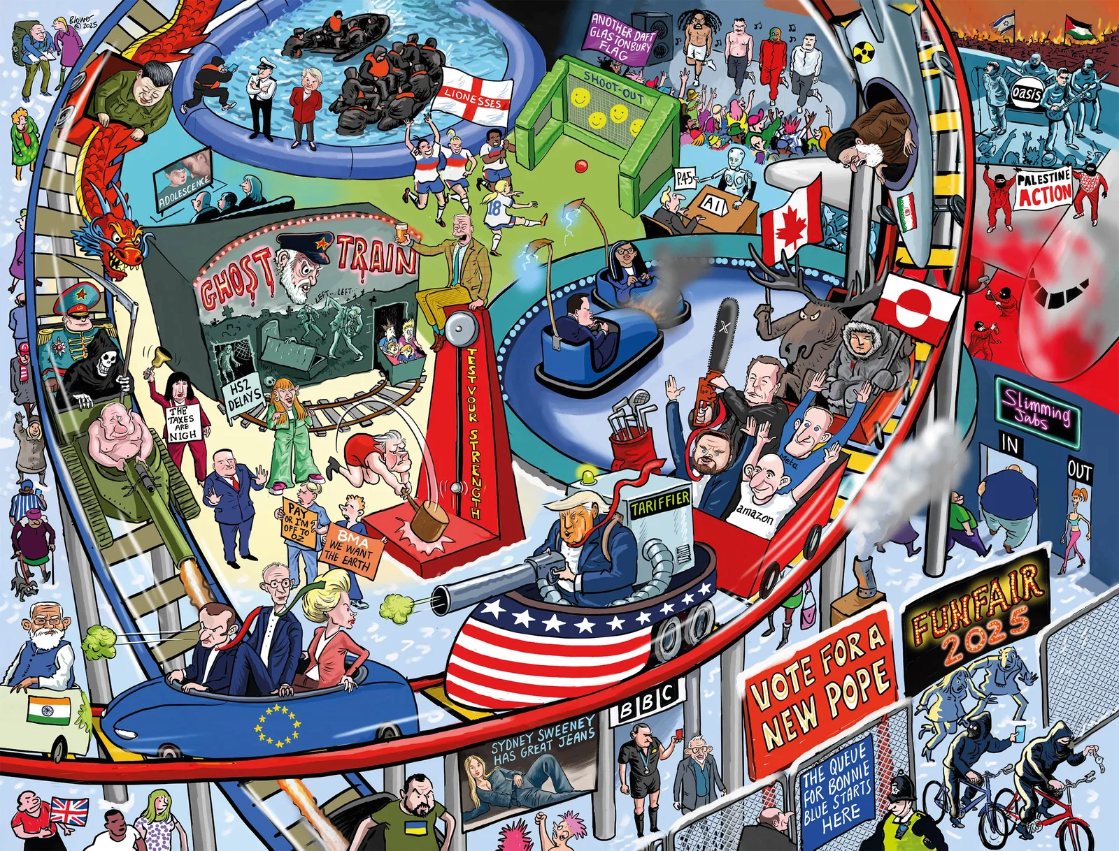 Image of 2025 According to Blower 1000 or 300 Piece Jigsaw Puzzle