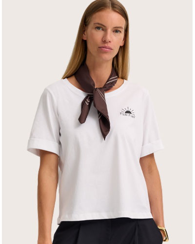 T-Shirt aus Organic Cotton weiß