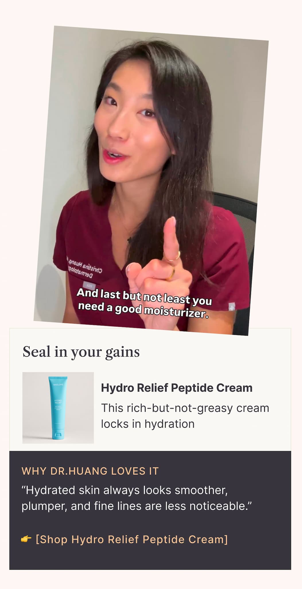 hydro relief cream