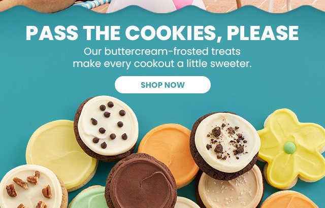 Pass the Cookies, Please - Our buttercream-frosted treats make every cookout a little sweeter.