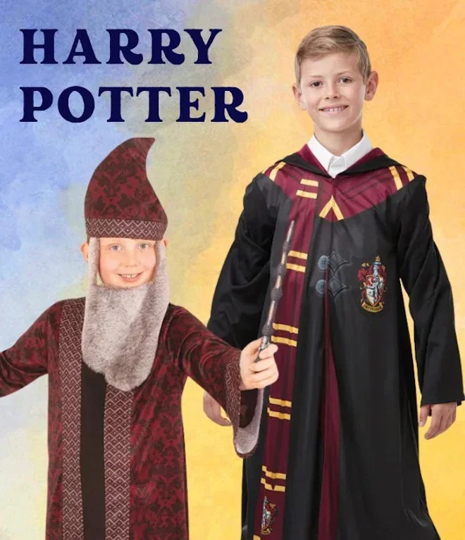 Harry Potter Book Week Costumes. Click to shop the whole collection.