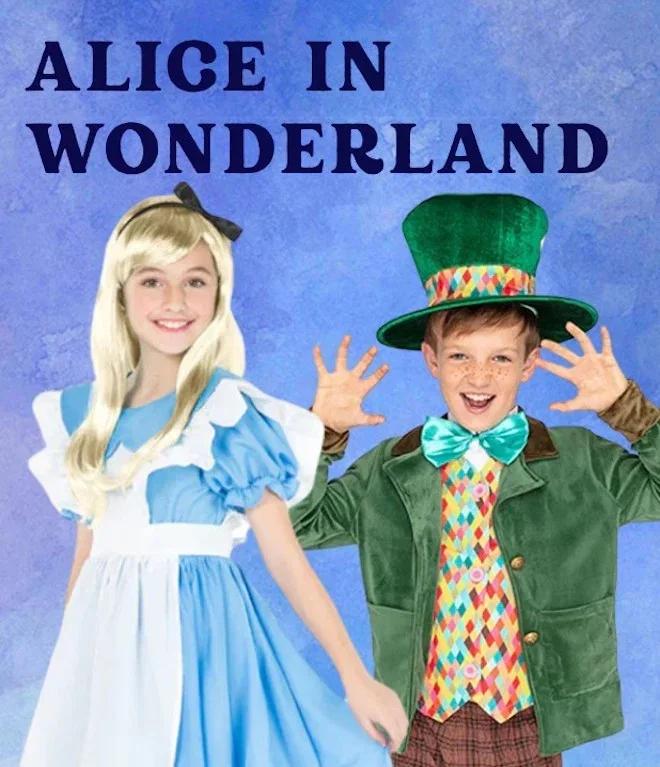 Alice In Wonderland Book Week Costumes. Click to shop the whole collection.