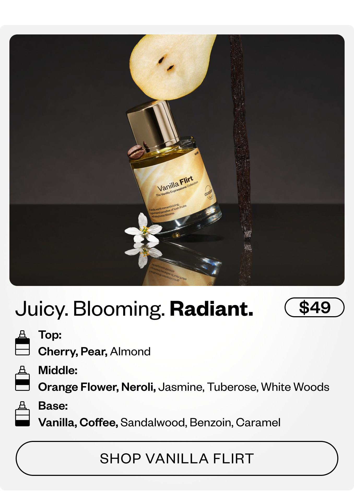Juicy. Blooming. Radiant