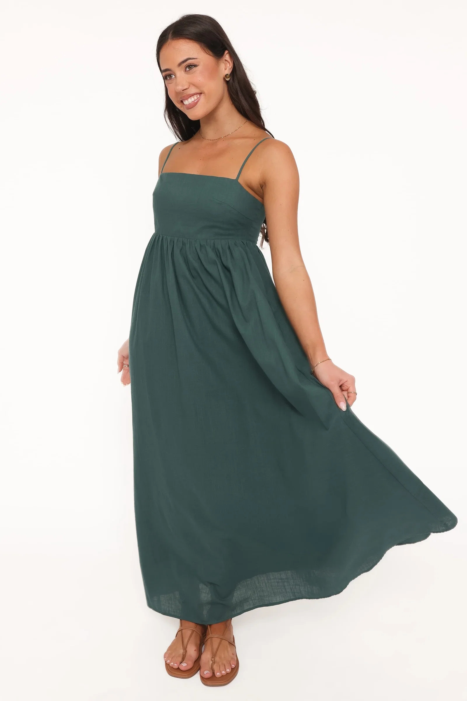 Image of Odessa Maxi Dress - Forest Green