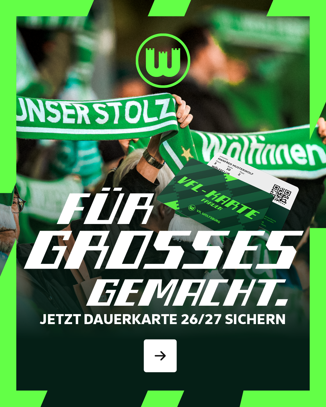 Jetzt Dauerkarte der Wölfinnen sichern.