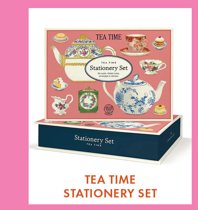 Tea Time Stationery Set