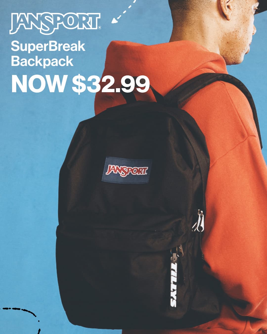 JanSport SuperBreak Backpack Only $32.99