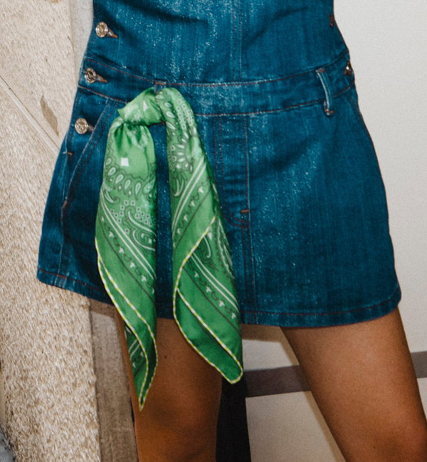 Paisley Cotton-Silk Scarf