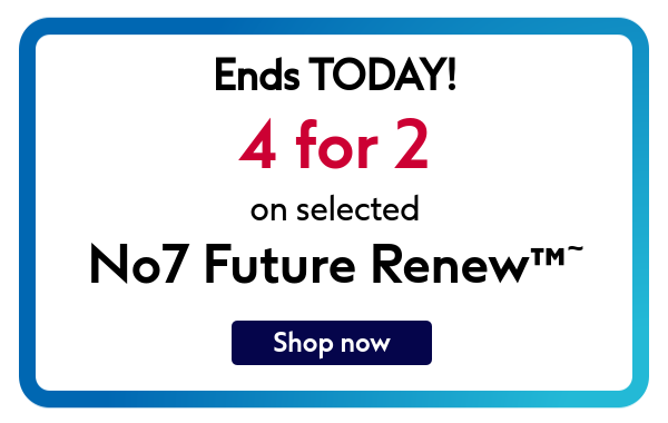 Save on No7 Future Renew™!
